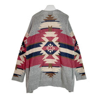 PENDLETON × niko and... 76925500 別注 ペンドルトンコラボ ニコアンド Vロングカーディガン ウール グレー sizeM 瑞穂店