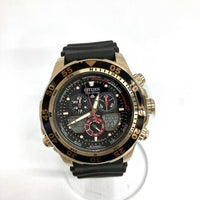 CITIZEN シチズン PROMASTER プロマスター Eco-Drive エコドライブ 腕時計 C660-S067634 ソーラー ラバー ブラック×ゴールド 瑞穂店