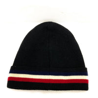 MONCLER モンクレール BERRETTO KNIT CAP ロゴワッペン付き ウール100% ニット帽 ニットキャップ ブラック瑞穂店