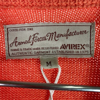 AVIREX アヴィレックス ジップポケットクルーネックニット セーター オレンジ sizeM 瑞穂店