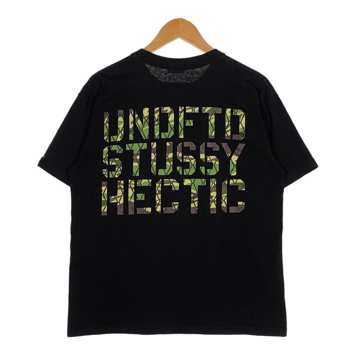 古着屋CS【コラボ、両面プリント】stussy ✖︎ UNDEFEATEDTシャツ黒