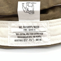 TYPE QUINT Ⅱ HAT クイントハット ワックスコットン フィッシング ブラウン 福生店