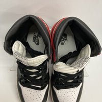 Nike ナイキ WMNS ウィメンズ Air Jordan 1 Retro High Satin Black Toe エアジョーダン1 レトロ ハイ サテン ブラックトゥ レッド size24.5cm 瑞穂店