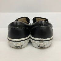 VANS バンズ slip-on スリッポン オールレザー ブラック size27.5cm 瑞穂店
