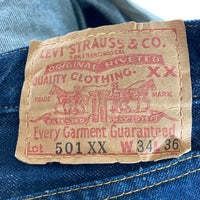 LEVIS リーバイス 501XX 90's 501-0004 デニムパンツ ジーンズ バレンシア工場 555 USA製 インディゴブルー sizeW34瑞穂店