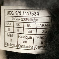 UGG アグ W CLASSIC ULTRA MINI ムートンブーツ ブラック size25cm 瑞穂店