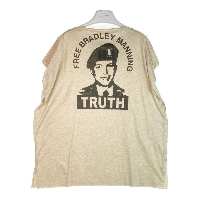 Vivienne Westwood ヴィヴィアンウェストウッド 14SS Bradley Manning Square Tee ブラッドリー・マニング  スクエア カットソー Tシャツ MK.239334 ベージュ sizeF 瑞穂店