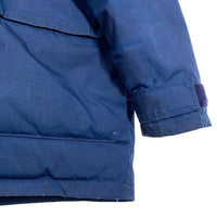 70's THE NORTH FACE ノースフェイス ダウンジャケット フード有 ネイビー Size M 福生店