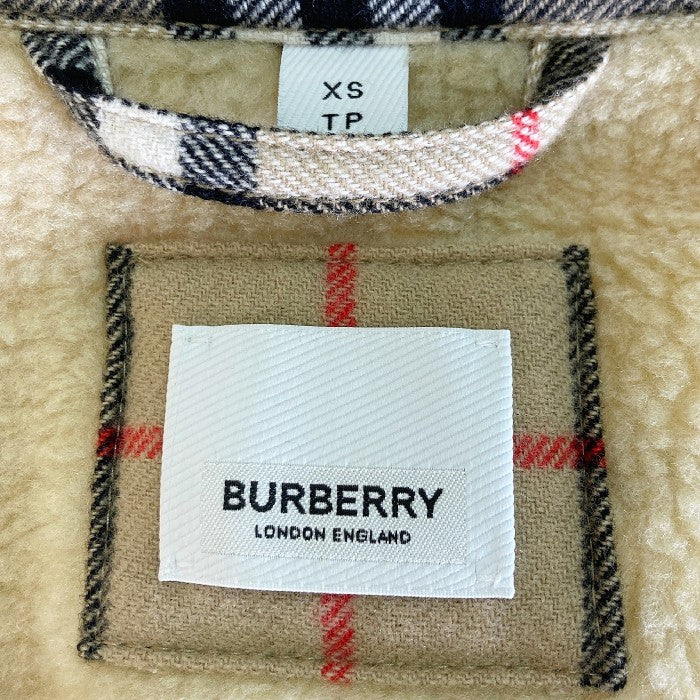 BURBERRY バーバリー クラシックシャツジャケット 裏ボア ベージュ sizeXS 瑞穂店