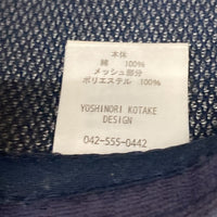 YOSHINORI KOTAKE ヨシノリコタケ インディゴ スター 7 メッシュキャップ ブルー 瑞穂店