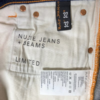 NUDIE JEANS ヌーディジーンズ +BEAMS ビームス 別注LIMITED デニム パンツ VAT no SE556628927701インディゴブルー size32 瑞穂店