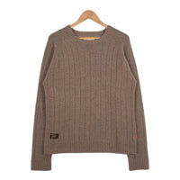 WTAPS ダブルタップス 17AW DECK CREW SWEATER デッキクルー ニットセーター ブラウン 172MADT-KNM02 Size 3 福生店