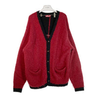 HELLRAZOR ヘルレイザー KICK IN THE DOOR MOHAIR CARDIGAN カーディガン レッド sizeL 瑞穂店