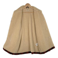 Nudie Jeans ヌーディージーンズ Mangan Lumber Jacket チェック ウール 裏ボアジャケット レッド 160692 Size M 福生店