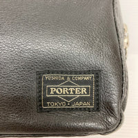 PORTER ポーター レザー セカンドバッグ ブラック 瑞穂店