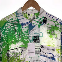 uniform experiment ユニフォームエクスペリメント 21SS フラグメント S/S BIG REGULAR SHIRT オープンカラーレーヨンシャツ ホワイト UE-210002 Size 3 福生店