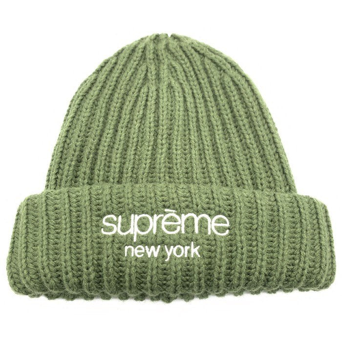 SUPREME シュプリーム 23AW Classic Logo Chunky Ribbed Beanie クラシックロゴ チャンキーリブビ –  GolRagオンラインショップ