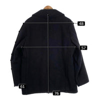 Schott ショット U.S.740N PEA JACKET メルトン ウール ピーコート ブラック Size 40 福生店