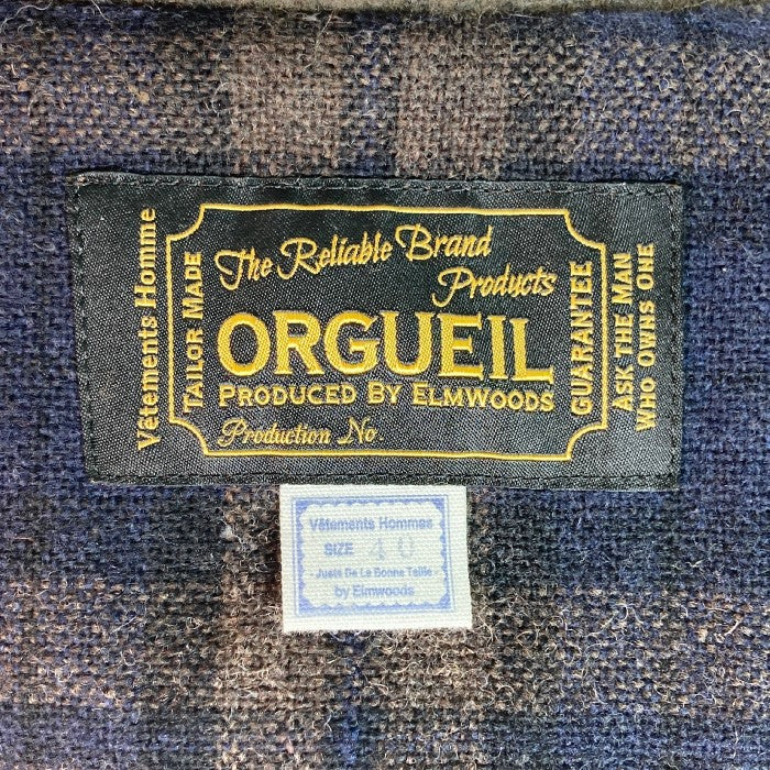 ORGUEIL オルゲイユ OR-4082 Fishing Jacket フィッシングジャケット カーキ size40 瑞穂店