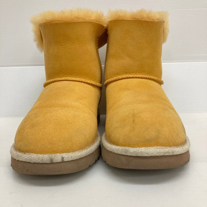 UGG アグ 1006493 SELENE セリーヌ ムートンブーツ イエロー size24cm 瑞穂店