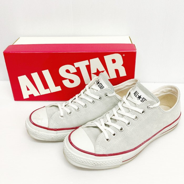 CONVERSE コンバース 日本製 ALL STAR SUEDE AS J LCLZ OX TOKYO LIMITED EDITION  PRODUCTS スエード オールスター ローカライズ グレー size28cm 瑞穂店