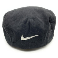 90's NIKE ナイキ コーデュロイ ハンチング ベレー帽 刺繡 ブラック USA製 福生店