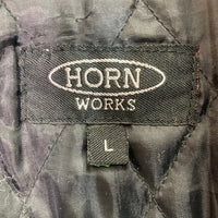 HORN WORKS ホーンワークス レザージャケット ライダース シングル ブラック sizeL 瑞穂店
