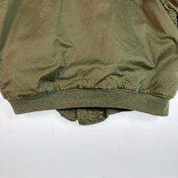 USA AIR FORS アメリカ軍 B-15 CROWN ZIPPER 40s 裏地アルパカ フライトジャケット カーキ size- 瑞穂店