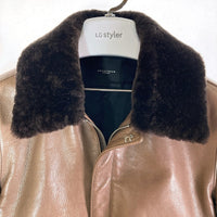 ACANTHUS アカンサス L1314B cow leather souvenir jkt 牛革 オールレザー レザージャケット ブラウン sizeM 瑞穂店