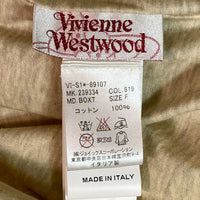 Vivienne Westwood ヴィヴィアンウェストウッド 14SS Bradley Manning Square Tee ブラッドリー・マニング スクエア カットソー Tシャツ MK.239334 ベージュ sizeF 瑞穂店