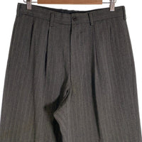Y's for men ワイズフォーメン ウール ヘリンボーン スーツ 3Bジャケット 2タックスラックス グレー ML-X02-106 Size S 福生店