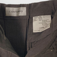 CONTEMPO コンテンポ YAECA ワイドテーパードスラックス ブラウン 59603 Size M 福生店