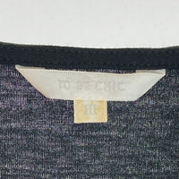 TO BE CHIC トゥービィシック チュニック ミニワンピース ブラック size:3 瑞穂店
