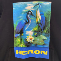 Heron Preston ヘロンプレストン 19AW Hoodir プルオーバー パーカー グラフィックプリント ブラック HMBB004F19808001 Size L 福生店