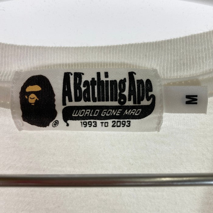 A BATHING APE アベイシングエイプ タイガー 虎 ロンT ホワイト sizeM 瑞穂店