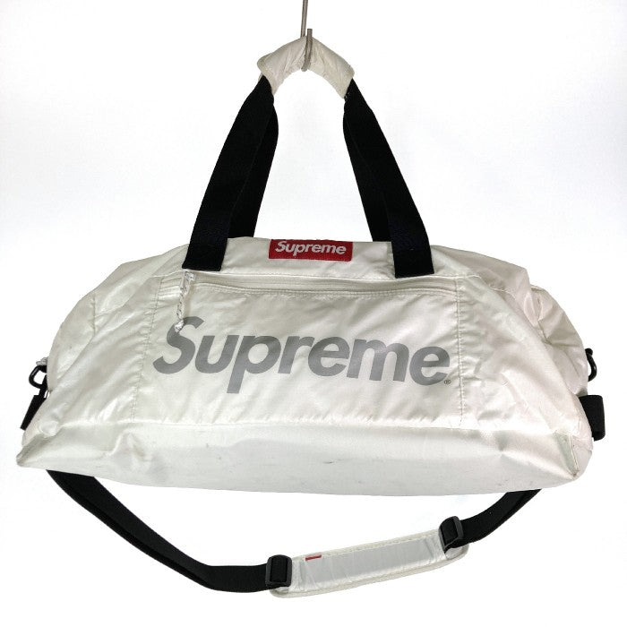 supreme 17aw duffle bag whitealltime