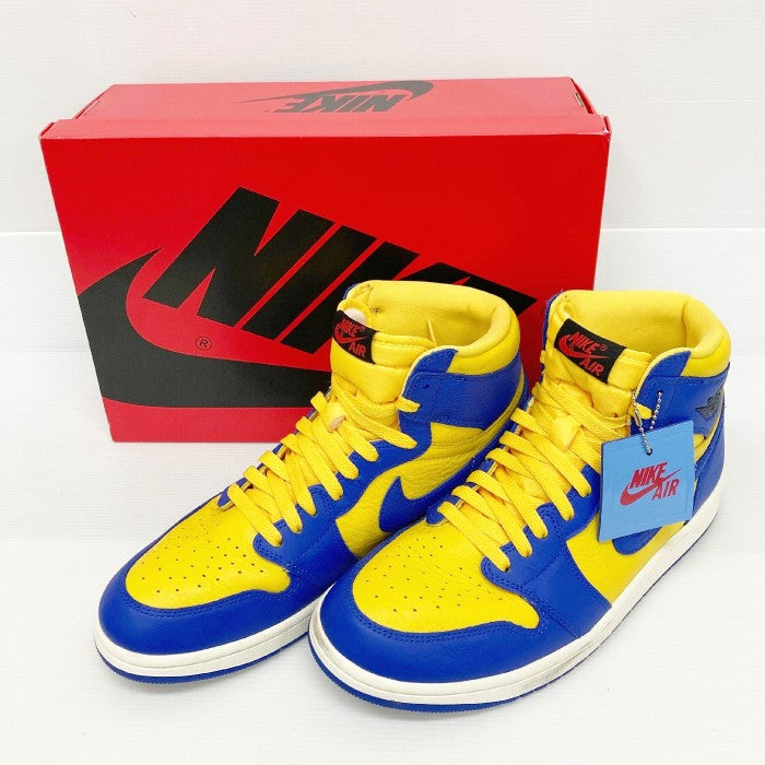 NIKE WMNS Air Jordan 1 High OG Game Royal and Varsity Maize FD2596-700  リバースレイニー OG AJ1 ナイキエアジョーダン1 laney ブルー×イエロー size29.0cm 瑞穂店