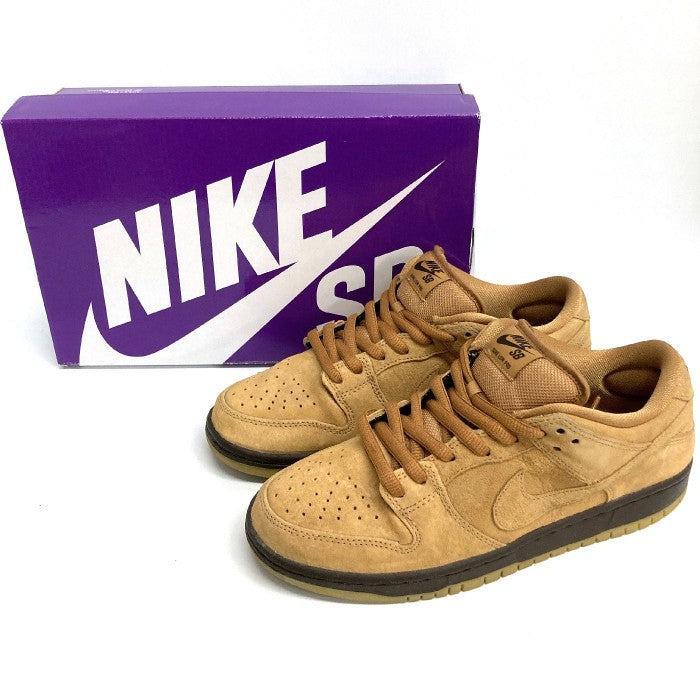 NIKE ナイキ BQ6817 204 SB DUNK LOW PRO ダンク ロー スニーカー WHEAT MOCHA ブラウン size26cm  瑞穂店