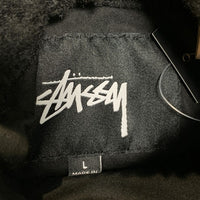 STUSSY ステューシー 20AW Wide Wale Reversible Vest コーデュロイ フリース リバーシブルベスト グリーン ブラック Size L 福生店
