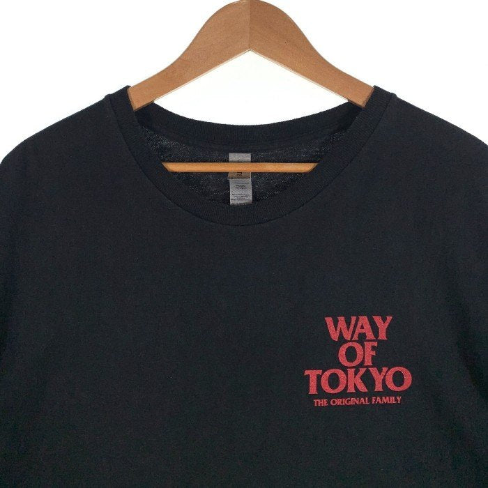 RATS ラッツ WAY OF TOKYO プリントTシャツ ブラック ギルダンボディ ブラック Size XL 福生店