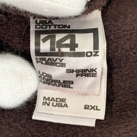 SSZ エスエスズィー 21AW AH ロサンゼルスアパレル TURLENECK SWEATSHIRT タートルネック スウェットシャツ ブラウン Size 2XL 福生店