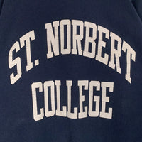 90's Champion チャンピオン ST.NORBERT COLLEGE リバースウィーブ スウェット クルーネックトレーナー ネイビー Size XL 福生店