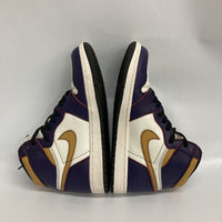 NIKE ナイキ SB AIR JORDAN 1 RETRO HIGH OG DEFIANT LAKERS CD6578-507 ホワイト×パープル×イエロー size26.5cm 瑞穂店