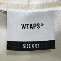 WTAPS ダブルタップス 21AW LLW プルオーバースウェットパーカー ホワイト 212ATDT-HP01S Size M (02) 福生店