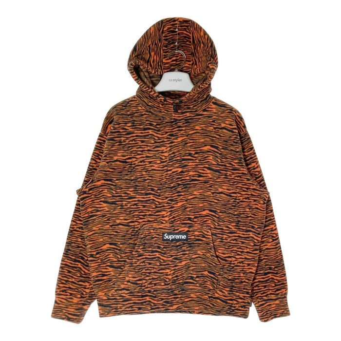 Supreme シュプリーム 21AW Logo Polartec Hooded Sweatshirt Tiger オレンジ×ブラック si –  GolRagオンラインショップ