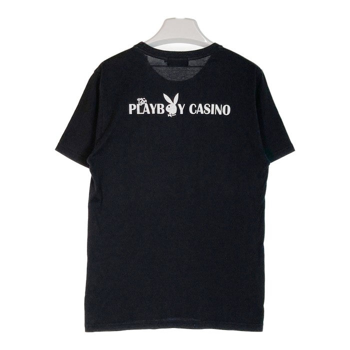 HYSTERIC GLAMOUR ヒステリックグラマー×PLAYBOY プレイボーイ グラフィック ガール プリント Tシャツ 1261CT04  ブラック sizeM 瑞穂店