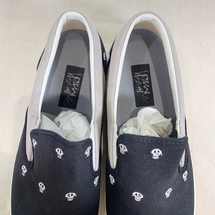 MADFOOT マッドフット 06SS STUSSY ステューシー SLIP-ON スリッポン ブラック Size 27.5cm 福生店