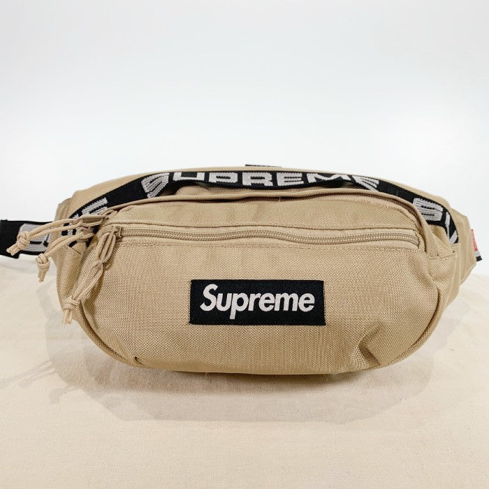 Supreme 18ss Waist bag Tan