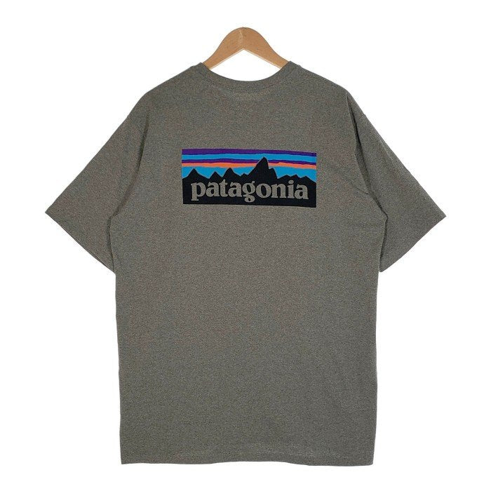 patagonia パタゴニア P-6ロゴ プリントTシャツ グレー Size L 福生店 – GolRagオンラインショップ