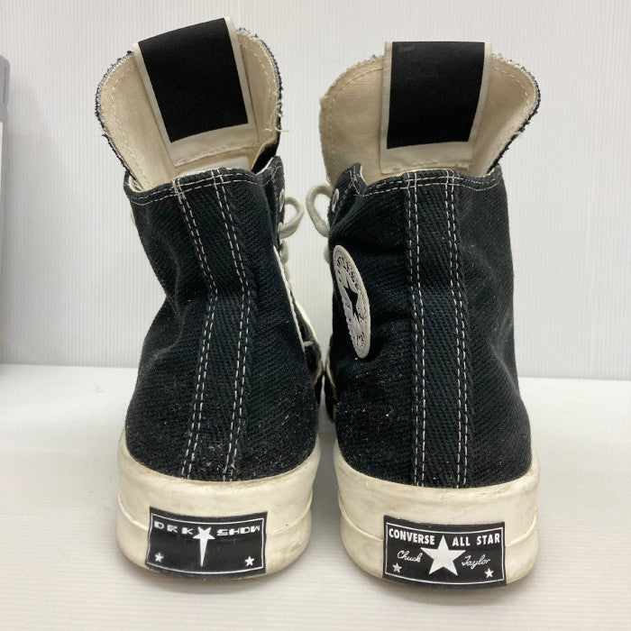 RICK OWENS DRKSHDW リックオウエンス ダークシャドウ × Converse コンバース DRKSTAR Chuck 70 High  ダークスター チャックテイラー ブラック size28cm 瑞穂店